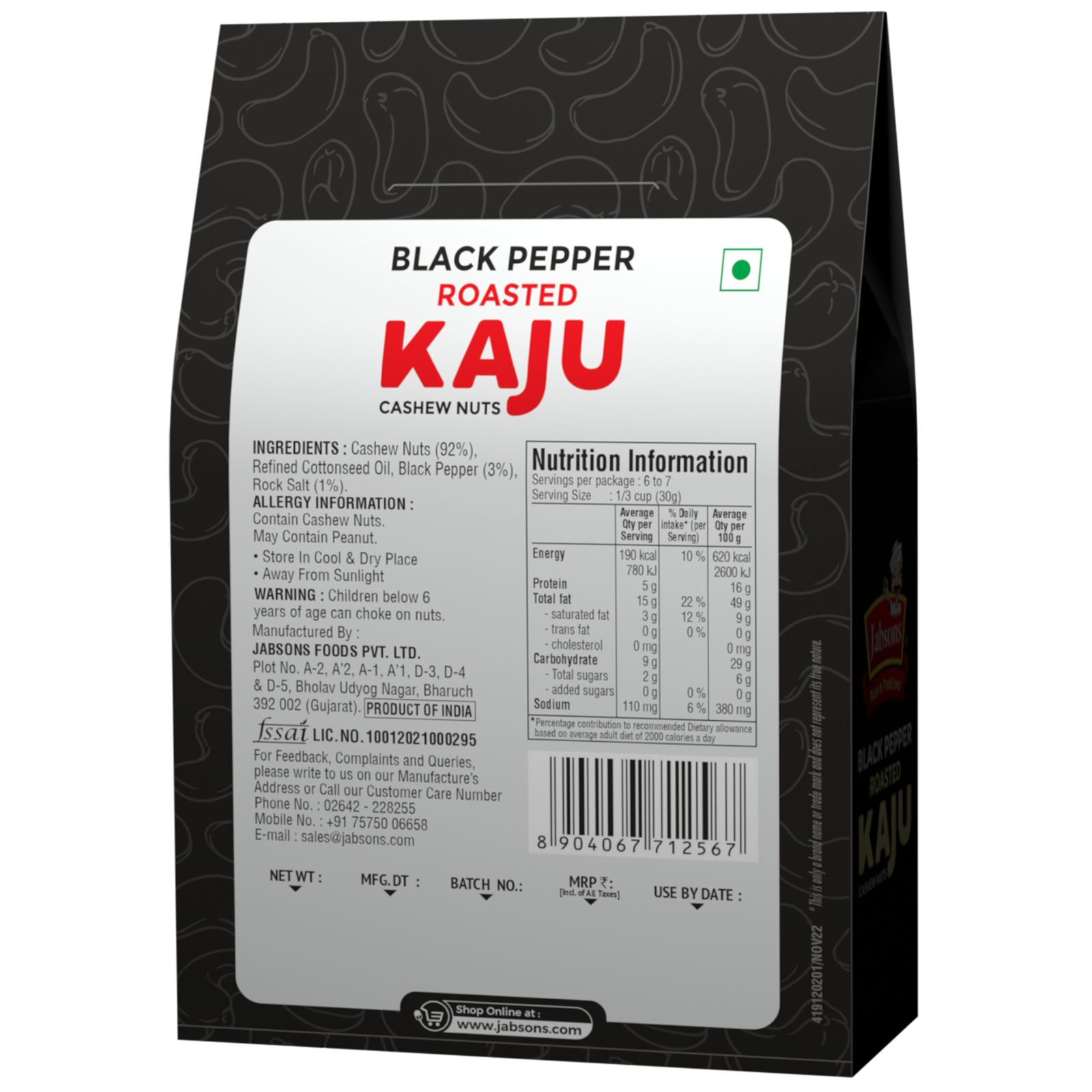 DF CASHEW BLACK PEPPER – Bild 2